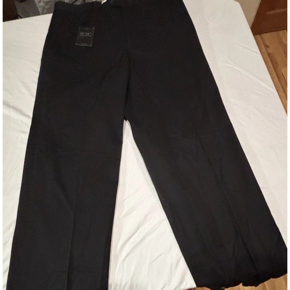 NWT BCBG Max Azria Men's Black Dress Pants Trousers 36x34